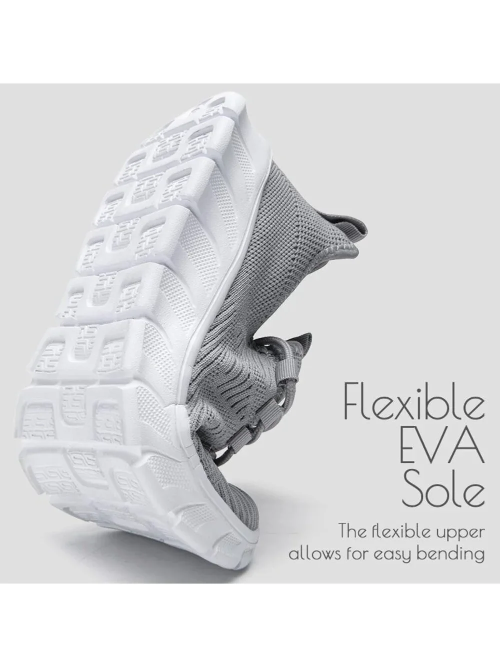 Men's Grey Tennis Gym Athletic Lightweight Walking Comfortable Sports Shoes